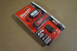 lot 25 image: Milwaukee Redlithium USB Hard Hat Headlamp Kit