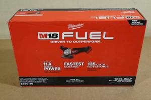 lot 26 image: Milwaukee M18 Fuel 4-125 Grinder Paddle Switch, No Lock -Tool Only