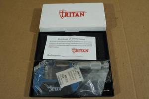lot 47 image: Tritan 1-2 .0001 Carbide Ratchet Stop Outside Micrometer