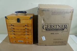 lot 74 image: Gerstner International Six-Drawer Wood Tool Chest