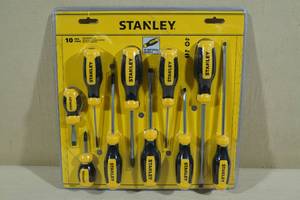 lot 79 image: Stanley 10 Piece Screwdriver Set