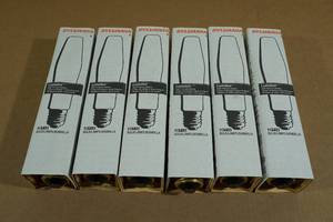 lot 92 image: 6 Sylvania Lumalux HID 200 Watt Light Bulbs - High Pressure Sodium