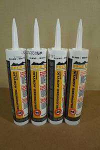 lot 99 image: 4 Rock River Siliconized Acrylic Sealant -White