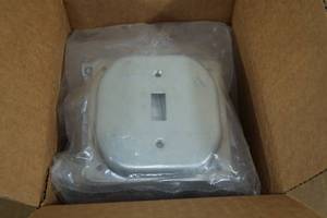 lot 109 image: 6 4 Square 12 Raised Toggle Switch Surface Cover
