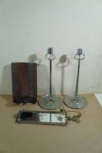 lot 202 image: Wall Sconce Candle Holders and Candlesticks