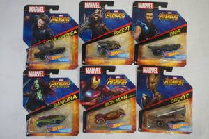 Hot Wheels Marvel Avengers cars