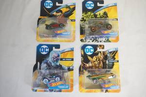 Hot Wheels DC character cars