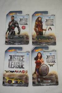 Hot Wheel Justice League cars