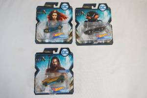Hot Wheels DC Aqua Man cars
