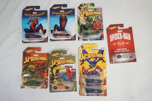 Hot Wheels Spiderman cars