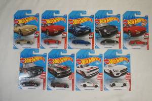 Hot Wheels Porsche, Red Edition cars