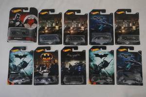 Hot Wheel Batman cars