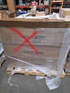 lot 109 image: Lot of (1 Pallet  12) Satco Nuvo 60-5455 Five Light Island Pendant 100W A19 Medium Base Lighting Fixtures