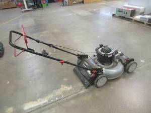 lot 49 image: Brigs and Stratton 22 Gas Powered Mower, Has Compression, MMNA153003 - Could Not Start - For PartsRestore. - SOLD AS IS