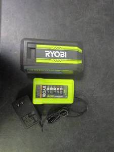 lot 502 image: RYOBI 40V Lithium-Ion 4.0 Ah Battery and Charger (NEW)