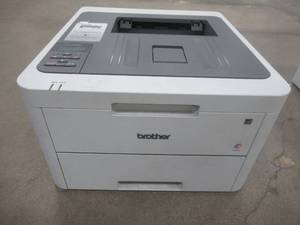 lot 322 image: Brother HL-L3210CW Laser Printer, TestedWorks, Missing Power Cord - Used in Retail Office. - SOLD AS IS