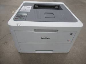 lot 323 image: Brother HL-L3210CW Laser Printer, TestedWorks, Missing Power Cord - Used in Retail Office. - SOLD AS IS