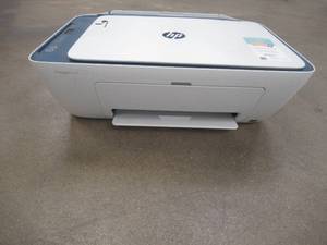 lot 329 image: HP DeskJet 2732 Wireless All-in-One Color Inkjet PrinterCopier, TestedWorks, Used in Retail Office - SOLD AS IS .