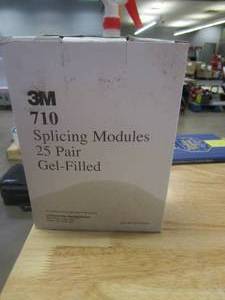 lot 547 image: 3M 710 Splicing Modules 25 Pair Gel-Filled 3M710-TC1-25