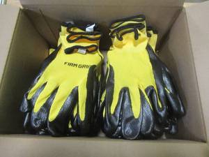lot 277 image: (20 Pack) Firm Grip Nitrate Coated Gloves. - SOLD AS IS