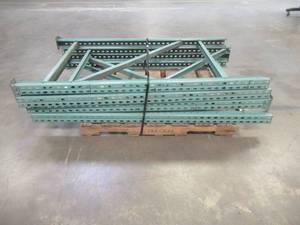 lot 837 image: (4) Teardrop Uprights (cut), Dimensions 72 x 42, In nice condition, Used in Warehouse - SOLD AS IS.