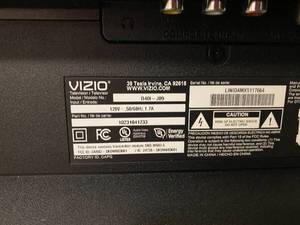 lot 1016 image: D40F-J09 VIZIO - 40 Class D-Series LED 1080P Smart TV