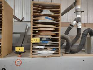 lot 25 image: Assorted Edge Banding with Rack...