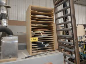 lot 26 image: Assorted Edge Banding with Rack...