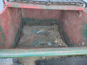 lot 18 image: 4 Yard Dumpster, Bottom Has Been Re...