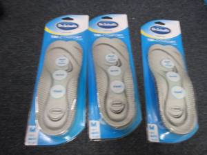 3 Dr. Scholl�s Tri-Comfort Insoles...