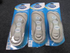 3 Dr. Scholl�s Tri-Comfort Insoles...
