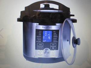 MegaChef 6-Qt. Stainless Steel Elec...