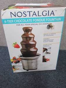 Nostalgia 4-Tier Chocolate Fountain...