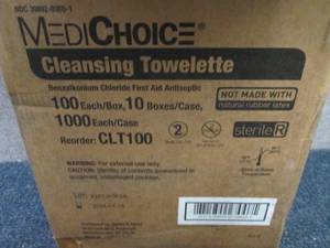 Case of 1000- MediChoice Cleansing ...