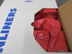 Case of 500 Red 8-10 Gallon 24x24 i...