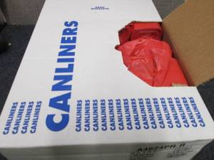 Case of 500 Red 8-10 Gallon 24x24 i...