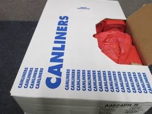 Case of 500 Red 8-10 Gallon 24x24 i...