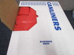 Case of 500 Red 8-10 Gallon 24x24 i...