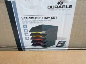 DURABLE VARICOLOR Stackable 5 Lette...