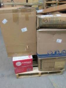 Pallet of Items with Issues for Rep...