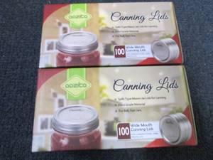 2- 100ct Boxes of Aozita Wide Mouth...