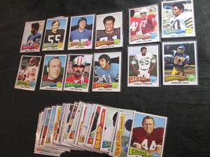 9. 35 1975 Topps Football Cards...