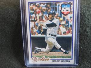 20. 1978 Topps Reggie Jackson Card...