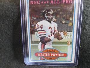 24. 1980 Topps Walter Payton Card...