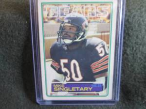 44. 1983 Topps Mike Singletary Rook...