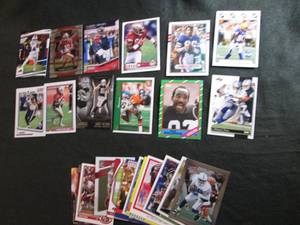 45. 25 Football Wide Receiver Card...