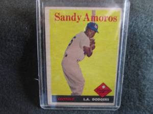 55. 1958 Topps Sandy Amoros Card...