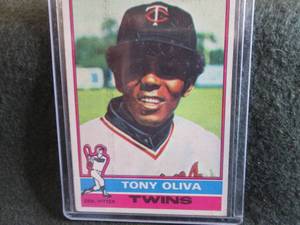 57. 1976 Topps Tony Oliva Card...