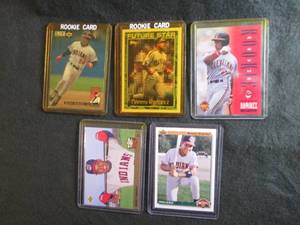 59. 5 Manny Ramirez Rookie Cards...