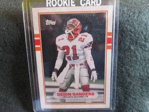 60. 1989 Topps Deion Sanders Rookie...